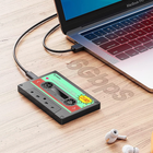 Зовнішня кишеня Orico SATA 2.5" USB-C 6Gbps kaseta (2580C3-V1-BK-EP) - зображення 6
