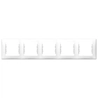 Рамка Schneider Electric Sedna пятиместная горизонтальная белая SDN5800921