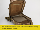 Рюкзак тактичний 25л койот штурмовий армійський / військовий рюкзак - зображення 5