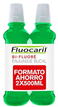 Płyn do płukania ust Fluocaril Mouthwash Bi Fluore 2x500 ml Duo (8710604763585)