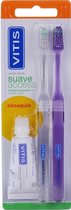 Zestaw do zębów Vitis Double Set Den Access Soft 2xToothbrush and Toothpaste 15 ml (8427426017443) - obraz 1