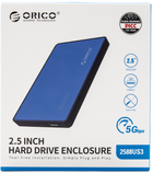 Kieszeń zewnętrzna Orico HDD/SSD 2,5" USB 3.1 metaliczna niebieska (2588US3-V1-BL-EP) - obraz 3