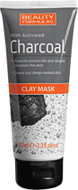 Oczyszczająca maska glinkowa do twarzy z aktywnym węglem Beauty Formulas 100 ml (5012251012263) - obraz 1