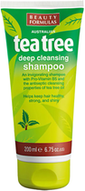 Oczyszczający szampon do włosów Beauty Formulas tea tree 200ml (5012251010405) - obraz 1