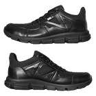 Кросівки тактичні шкіряні зносостійкі для охоронних структур для силових структур 43 Чорний (OR.M_1735) - зображення 2