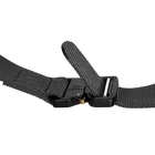 Ремінь тактичний розвантажувальний офіцерський портупея швидкозмінна 125см 5906 Чорний (OR.M_448) - зображення 7