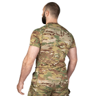 Футболка тактическая мужская летняя повседневная футболка для силовых структур XXXL Multicam (OR.M_933) - изображение 4