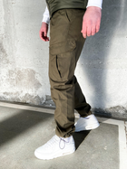 Чоловічі тактичні штани Карго весняні хакі XL - зображення 2