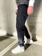 Мужские тактические штаны Карго весенние серые L - изображение 5