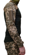 Тактична сорочка ubacs армійська бойова військова для ЗСУ розмір 2XL колір Піксель - зображення 5