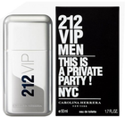 Woda toaletowa męska Carolina Herrera 212 Vip Men Eau De Toilette Spray 50 ml (8411061869253) - obraz 1