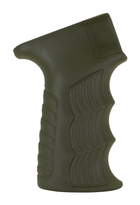 Пістолетна рукоятка DLG Tactical (DLG-098) для АК-47/74 (полімер) прогумована, олива - зображення 1