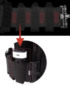 Бронежилет - Плитоноска Yakeda VT-6094A Black Multicam С быстрым Сбросом - Камуфляж Мультикам - изображение 4