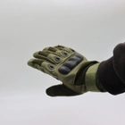 Тактические перчатки с закрытыми пальцами, XXL, Олива - изображение 10