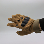 Тактические перчатки с закрытыми пальцами L, Песочный - изображение 7