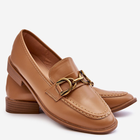 Damskie loafersy Lorien 38 Brązowe (5905677136197)