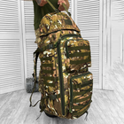 Рюкзак производный 100л с системой Molle и алюминиевым Каркасом / Водонепроницаемый Ранец Cordura мультикам - изображение 3