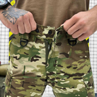 Чоловічі міцні Штани із Посиленими колінами та Манжетами / Щільні Брюки ріп-стоп мультикам розмір XL - зображення 4