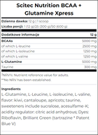 Kompleks aminokwasów Scitec Nutrition BCAA+Glutamine Xpress 600g Jabłkowy (5999100022362) - obraz 2