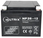 Свинцево-кислотна акумуляторна батарея Matrix 12V 26AH