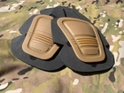 Наколенники тактические военные защитные для тактических брюк вставные для ЗСУ койот - изображение 5