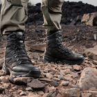 Берцы зимние мужские тактические непромокаемые ботинки M-tac Thinsulate Black размер 41 (27 см) высокие с утеплителем - изображение 5
