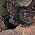 Берцы зимние мужские тактические непромокаемые ботинки M-tac Thinsulate Black размер 43 (28.5 см) высокие с утеплителем - изображение 6