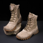 Тактическая обувь для военных лето Берцы, цвет песочный, размер 48 (105009-48) - изображение 6