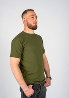 Тактична чоловіча футболка хакі 4ХL (68) - зображення 3