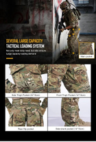 Армійські штани Gen3 IDOGEAR G3 Combat Pants Knee Pads Multicam розмір S - зображення 4