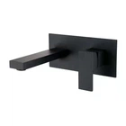 Вбудований змішувач для умивальника WEZER PRO10-02-BLACK