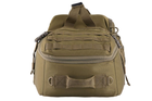 Сумка-баул/рюкзак 2E Tactical L зелена - зображення 5