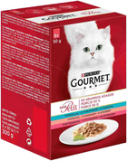 Mokra karma dla kotów Purina Gourmet Mon Petit Mix Rybny 6 x 50 g (7613036620772) - obraz 1