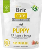 Корм для щенков Brit Care Dog Sustainable Puppy с курицей и насекомыми