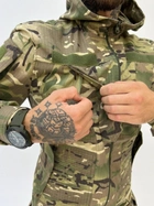 Тактичний осінній військовий комплект First ( Куртка + Штани ), Камуфляж: Мультикам, Розмір: L - зображення 5
