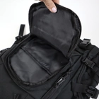 Рюкзак тактичний штурмовий 45 літрів Oxford 1000D Чорний - зображення 8