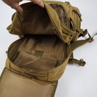 Рюкзак тактический штурмовой 45 л Oxford 1000D Койот - изображение 13