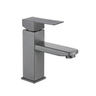 Змішувач для умивальника Wezer PRO1-02-GUNGREY, збройова сталь
