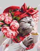 Картина по номерам Кошка хозяйка (BS53241) Brushme 40x50 см