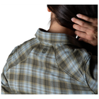 Женская тактическая фланелевая рубашка 5.11 HANNA FLANNEL 62391 X-Small, Moss Plaid - изображение 3