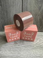 Кинезио тейпы Boob tape для поддержания и коррекции груди ширина 3,5 см длина 5 метров - изображение 2