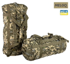 Тактическая сумка-баул 65 л Пиксель Поликордура MELGO - изображение 1