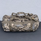 Тактическая сумка-баул 90 л Пиксель Поликордура MELGO - изображение 5