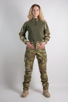 Убакс женский мультикам рубашка тактическая с длинным рукавом размер 68 - изображение 4