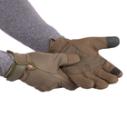 Перчатки тактические с закрытыми пальцами Military Rangers BC-9878 Цвет: Оливковый размер: XL - изображение 3