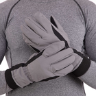 Перчатки для охоты и рыбалки на меху с закрытыми пальцами SP-Sport BC-9227 размер L Цвет: Серый - изображение 4