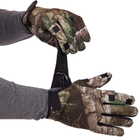 Перчатки для охоты и рыбалки с закрытыми пальцами SP-Sport BC-9233 размер L Камуфляж Лес - изображение 4