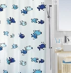 Шторка для ванной Spirella Hugo Pvc голубика 180x200см (10.01951)