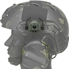 Кріплення адаптер на каску шолом олива HL-ACC-43-T для навушників Peltor/Earmor/Walkers (HL-ACC-43-T) - изображение 4
