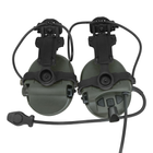 Навушники активні з мікрофоном PROTAC VII Black + кріплення на шолом Чебурашка (15182pr) - зображення 14